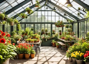 gewächshaus innen gestalten